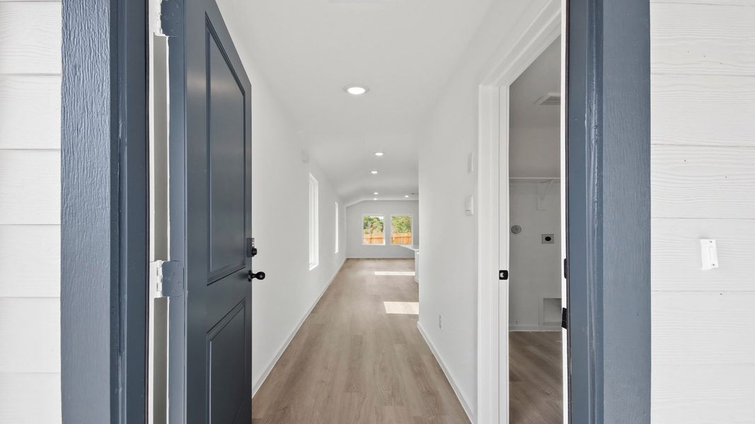 Representative unfurnished interior of a home built from the Amber by D.R. Horton in Lake Conroe Cove, Willis (Image 10). Representative unfurnished interior of a home built from the Amber by D.R. Horton in Lake Conroe Cove, Willis (Image 10).