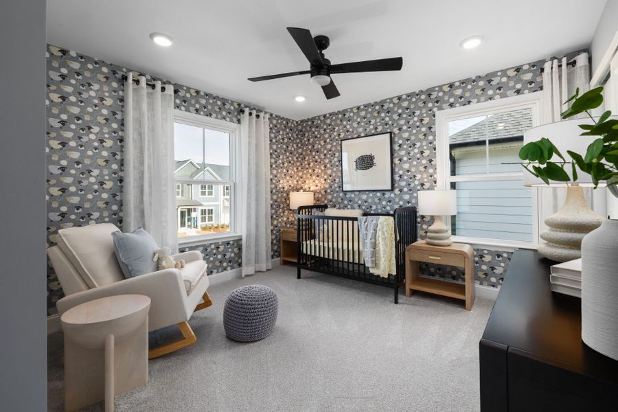 Representative furnished interior of a home built from the Ramblewood by Pulte Homes in Brio, Knightdale (Image 25). Representative furnished interior of a home built from the Ramblewood by Pulte Homes in Brio, Knightdale (Image 25).