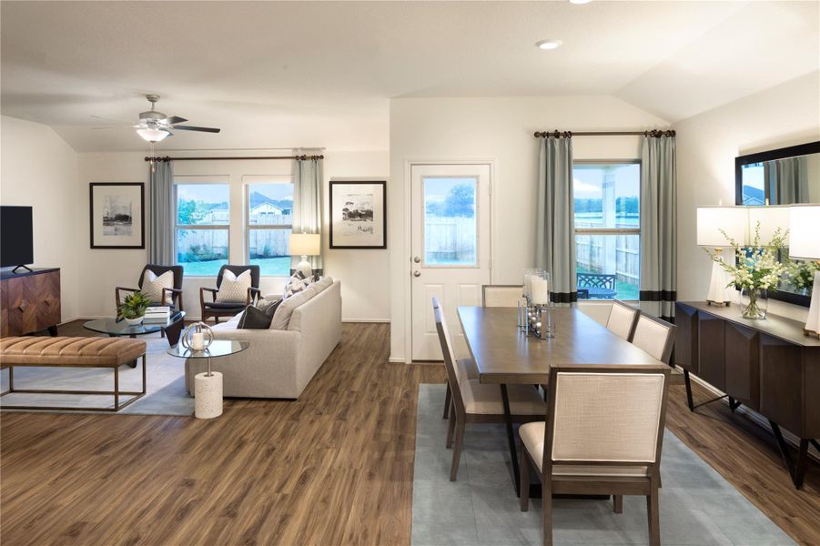Furnished interior view inside a new home in Clayton Ranch, Copperas Cove (Image 9).