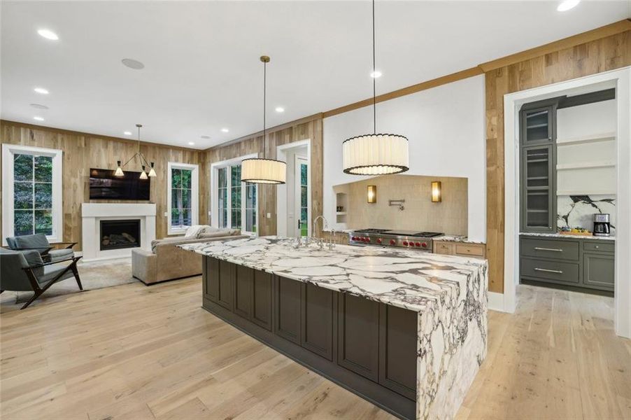 Furnished interior view inside a new home in Crossroads, Alpharetta (Image 14).