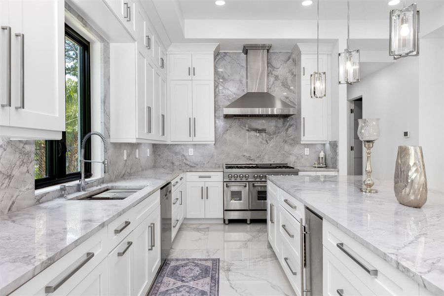 Furnished interior view inside a new home in , Parkland (Image 16).