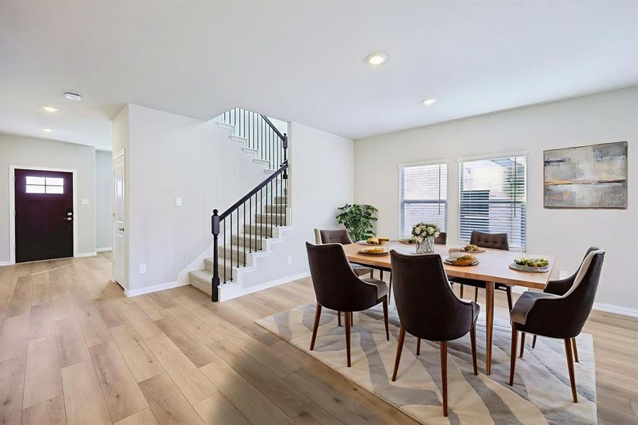 Photo is not of the actual home, but is an inspirational photo of builder’s model home and may depict options, furnishings, and/or decorator features that are not included.