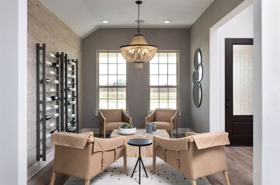 Furnished interior view inside a new home in View at the Reserve, Mansfield (Image 7).