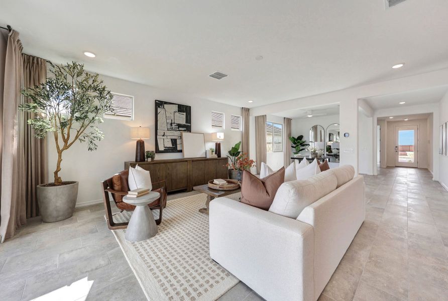 Representative furnished interior of a home built from the Mercury by Mattamy Homes in Las Ventanas, Goodyear (Image 5).