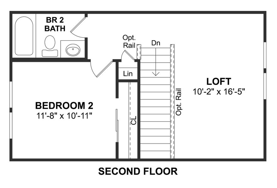 2D floor plan layout for the Silver Maple by K. Hovnanian® Homes in Oakberry Trails, Waller, TX (Image 5).