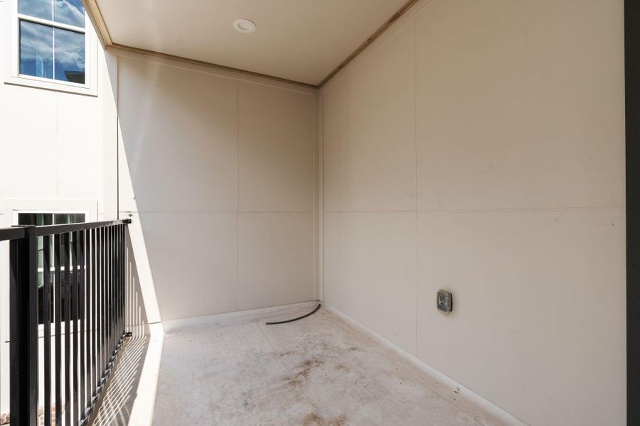 Patio located off 2nd floor
