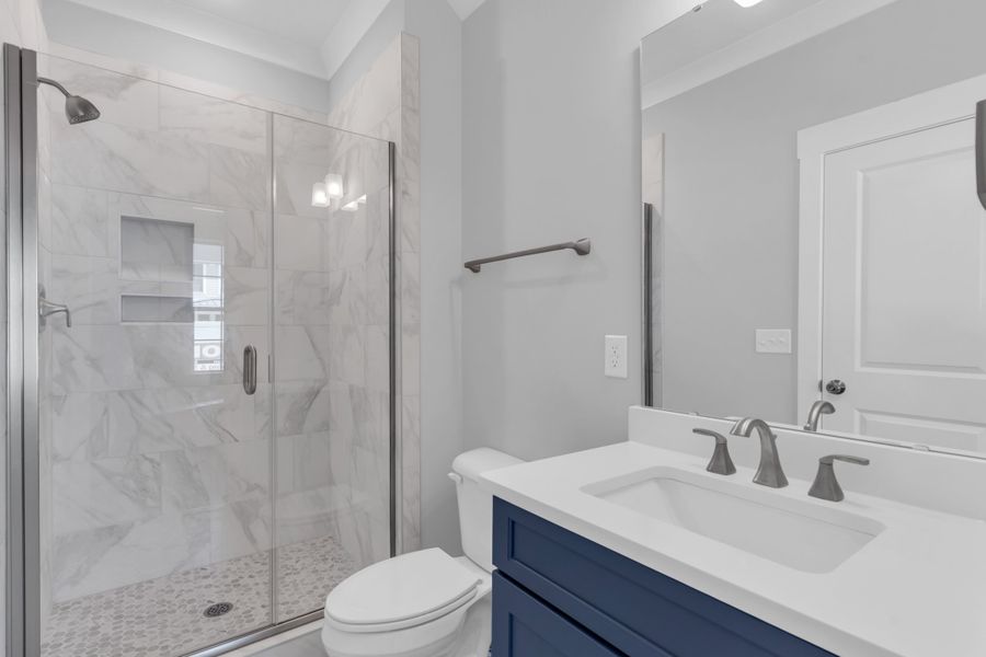 Representative furnished interior of a home built from the The Hampton by RobuckHomes in Stonehenge, Raleigh (Image 12).
