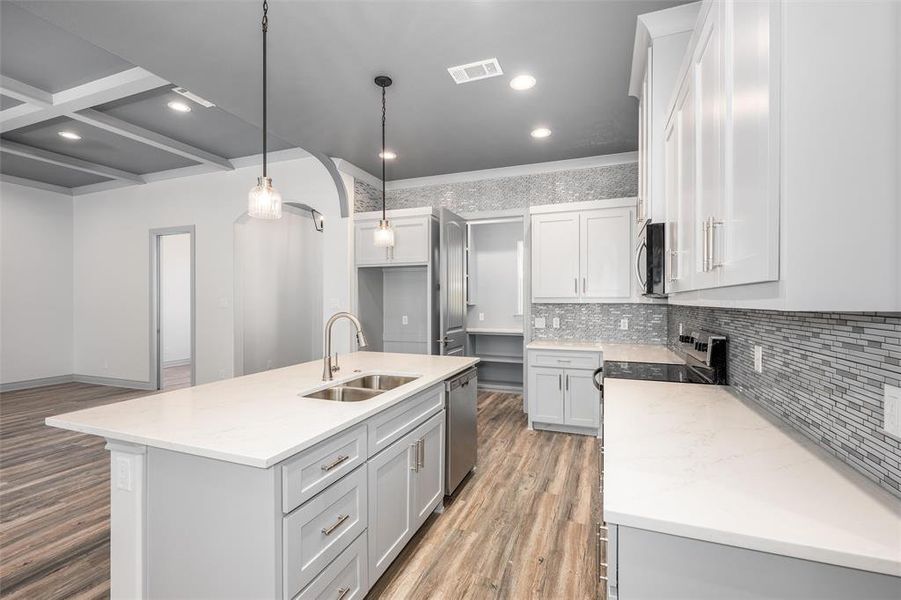 Furnished interior view inside a new home in , Enchanted Oaks (Image 15).