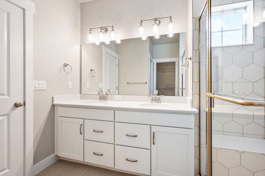 Furnished interior view inside a new home in The Lakes at Centerra, Loveland (Image 8).
