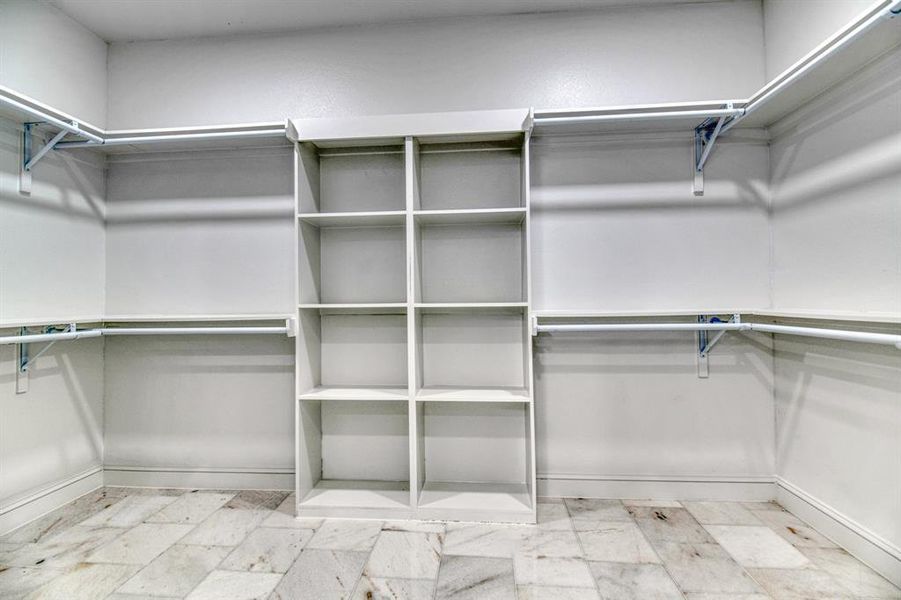 View of spacious closet