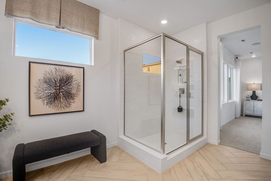 Furnished interior view inside a new home in Reunion, Commerce City (Image 9).