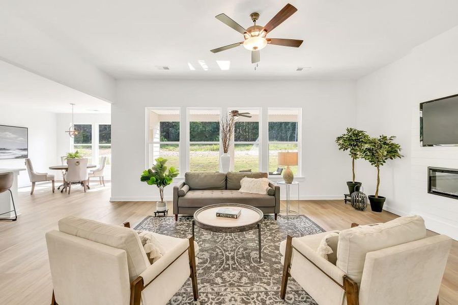 Furnished interior view inside a new home in Westlyn, Winder (Image 8).