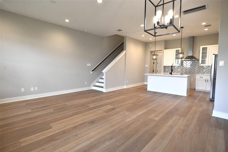 Wood flooring downstairs Wood flooring downstairs
