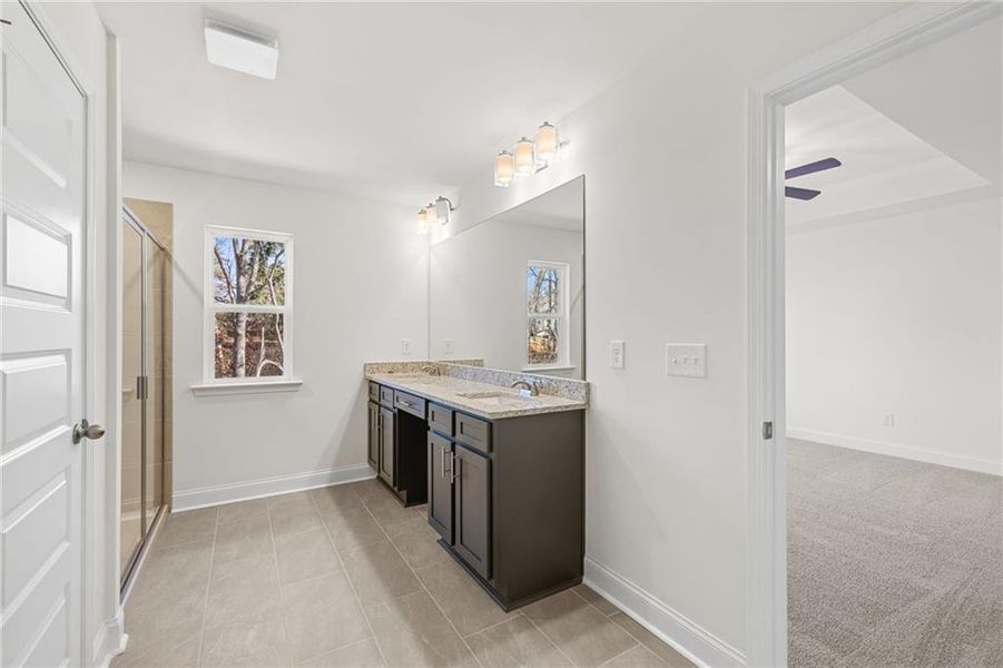 Furnished interior view inside a new home in Mulberry Summit, Flowery Branch (Image 8).