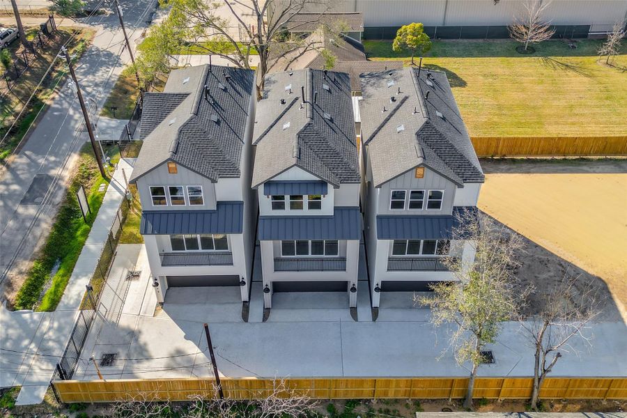 Front exterior of a new home in , Houston, TX, highlighting curb appeal (Image 28).