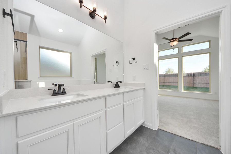 Furnished interior view inside a new home in Elyson, Katy (Image 4).