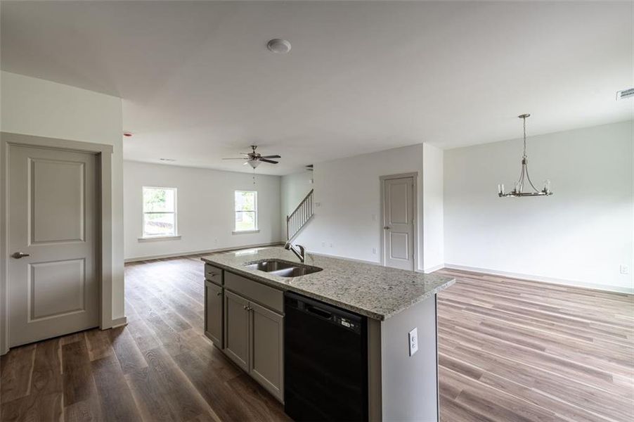 Furnished interior view inside a new home in , Lawrenceville (Image 4).