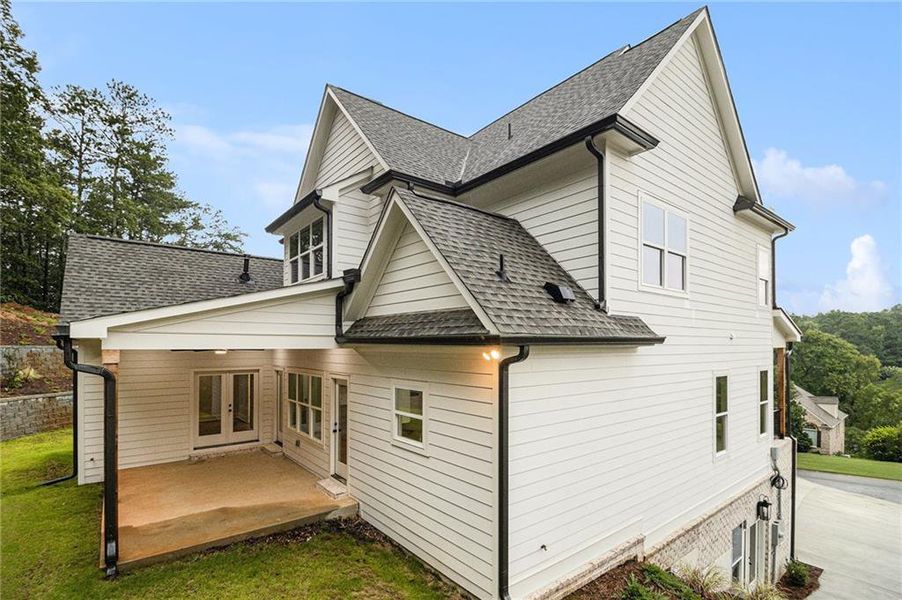 Front exterior of a new home in , White, GA, highlighting curb appeal (Image 33).