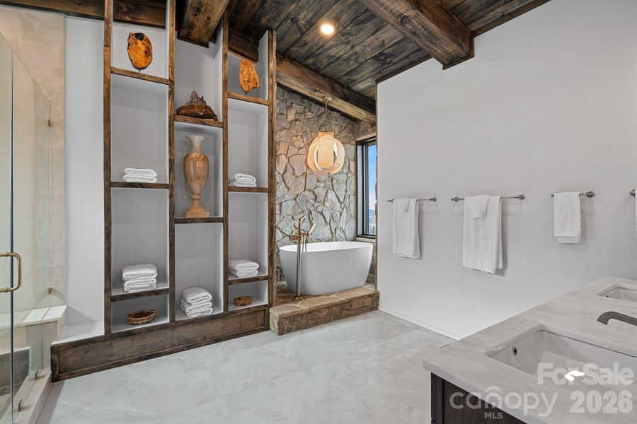 Furnished interior view inside a new home in , Banner Elk (Image 13).