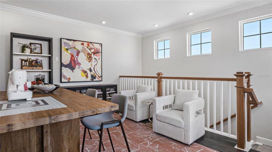 Furnished interior view inside a new home in Cresswind at Lake Harris, Tavares (Image 16).