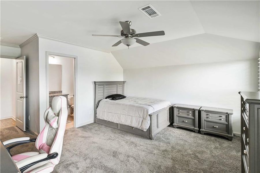 Furnished interior view inside a new home in , Auburn (Image 29).