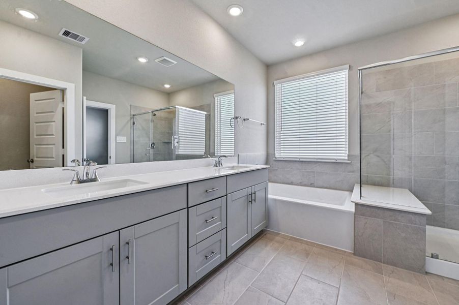 Photo is not of the actual home, but is an inspirational photo of builder’s model home and may depict options, furnishings, and/or decorator features that are not included