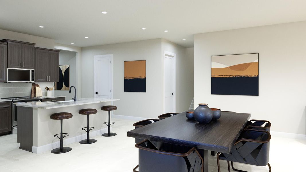 Dining Room | Maple at Cypress Bluff in Groveland, FL by Landsea Homes