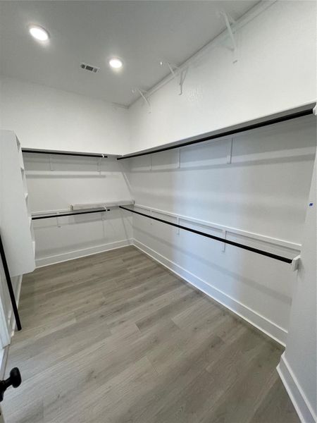 Walk-in Closet in Primary