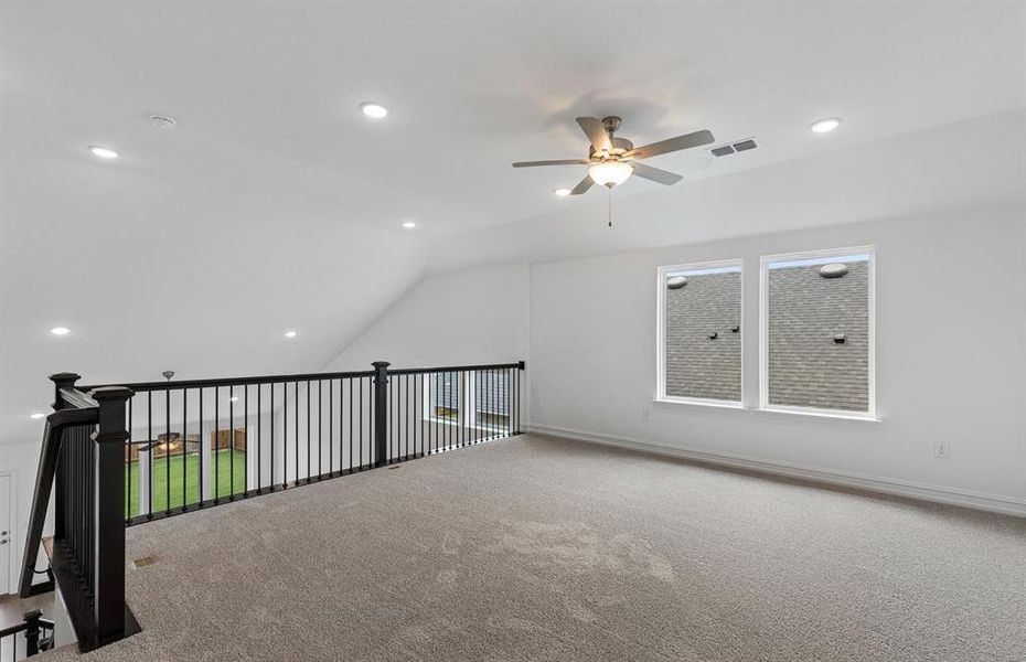 Spacious loft on second level