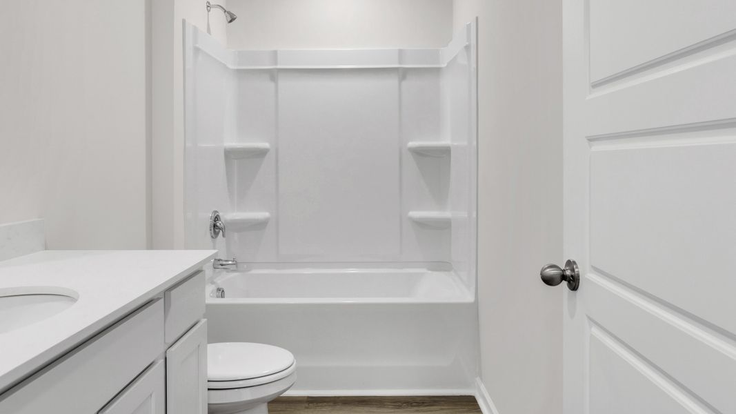 Furnished interior view inside a new home in Bailey Park, Fayetteville (Image 3). Furnished interior view inside a new home in Bailey Park, Fayetteville (Image 3).