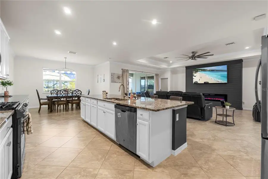 Furnished interior view inside a new home in , Punta Gorda (Image 11).