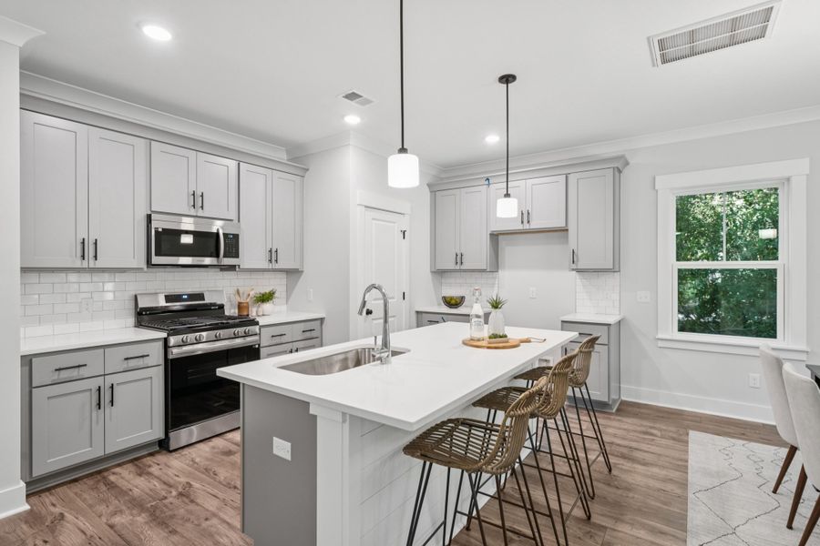 Furnished interior view inside a new home in , James Island (Image 5). Furnished interior view inside a new home in , James Island (Image 5).