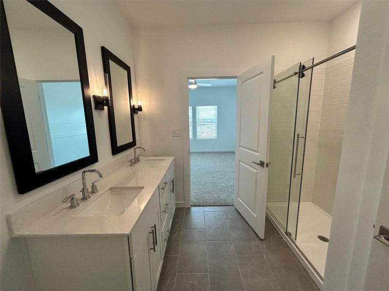 Furnished interior view inside a new home in Aspire at Ashland, Angleton (Image 6).