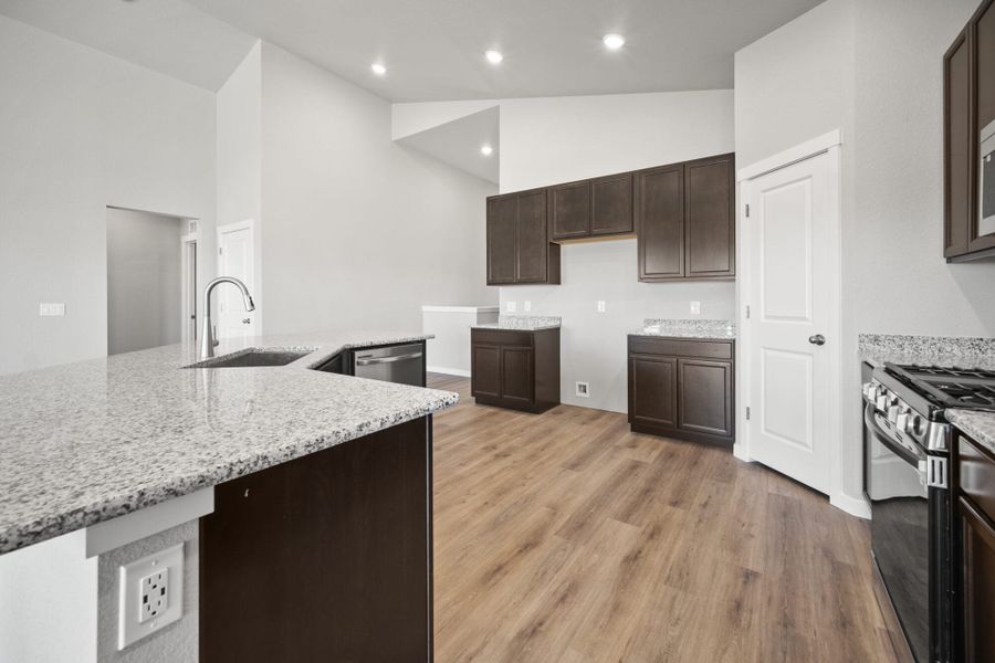 Representative furnished interior of a home built from the The Jackson by View Homes in Jackson Creek North, Monument (Image 14).
