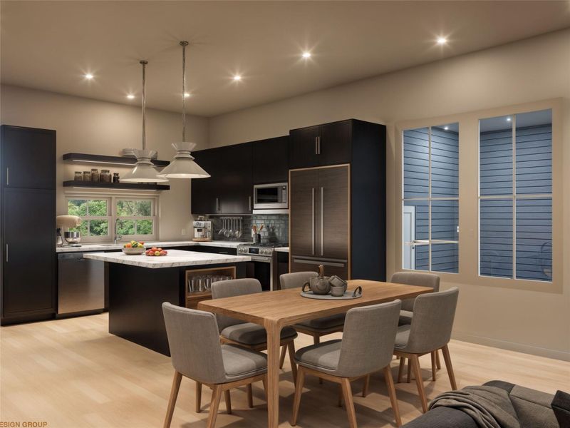 Furnished interior view inside a new home in , Austin (Image 10).