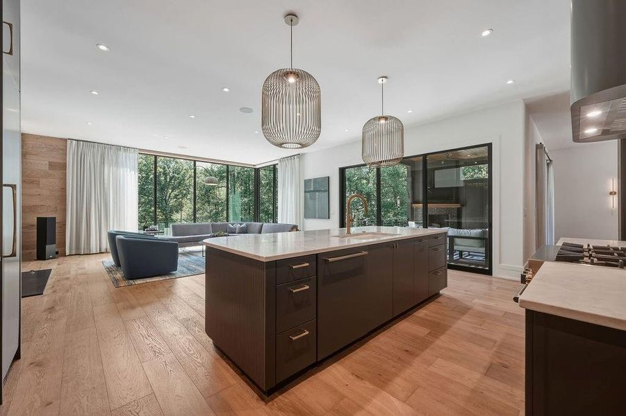 Furnished interior view inside a new home in , Atlanta (Image 40).