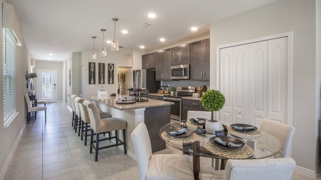 Representative furnished interior of a home built from the Victoria by Maronda Homes in Malabar Springs, Palm Bay (Image 4).