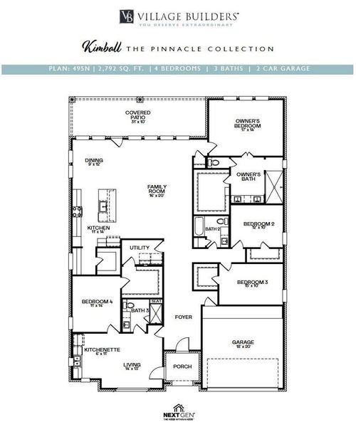 2D floor plan layout of this home in Jordan Ranch, Fulshear, TX (Image 4). 2D floor plan layout of this home in Jordan Ranch, Fulshear, TX (Image 4).