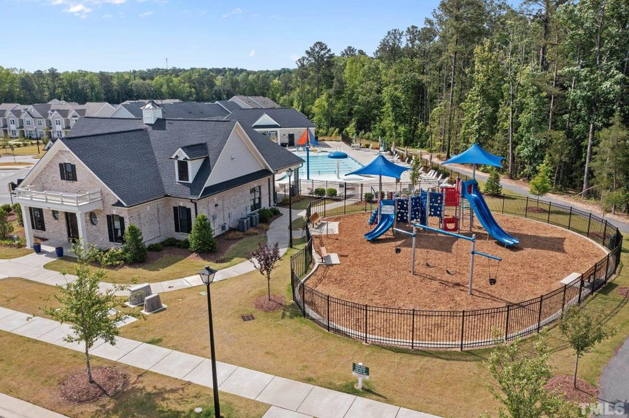 Front exterior of a home in the Tyler Gardens community, located in Wake Forest, NC (Image 7).