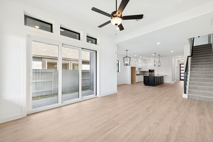 Spacious, unfurnished interior of a new home in Pomona 45' Homesites, Manvel (Image 26). Spacious, unfurnished interior of a new home in Pomona 45' Homesites, Manvel (Image 26).