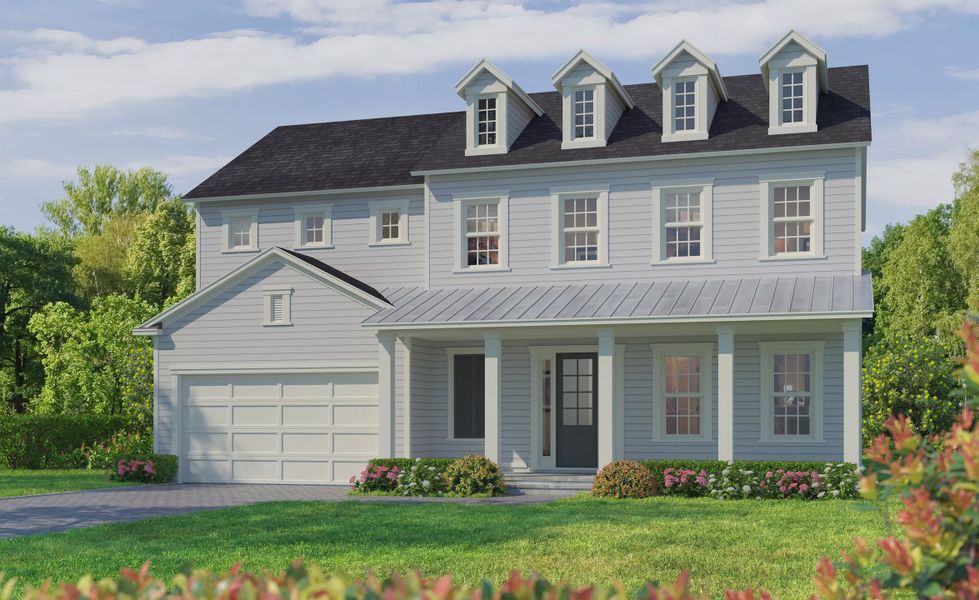 Representative exterior photo of a completed home built from the Jennings by ICI Homes in Weslyn Park at Sunbridge, St. Cloud, FL (Image 3).