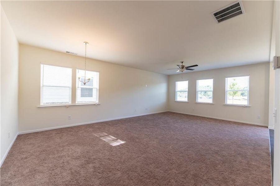 Spacious, unfurnished interior of a new home in , Dawsonville (Image 22).