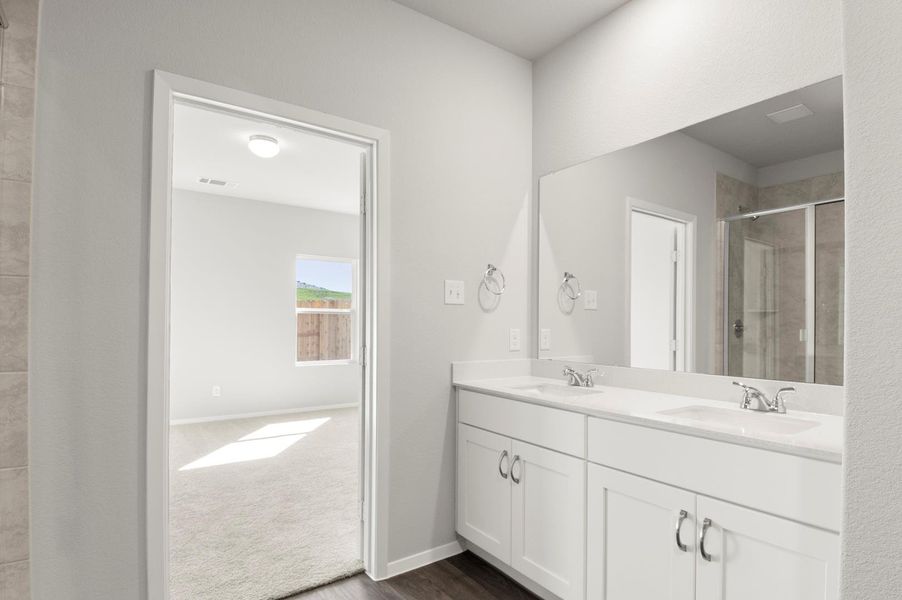 Furnished interior view inside a new home in Cloverleaf, Austin (Image 13).