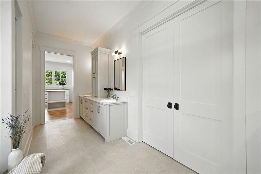 Furnished interior view inside a new home in , Canton (Image 36).