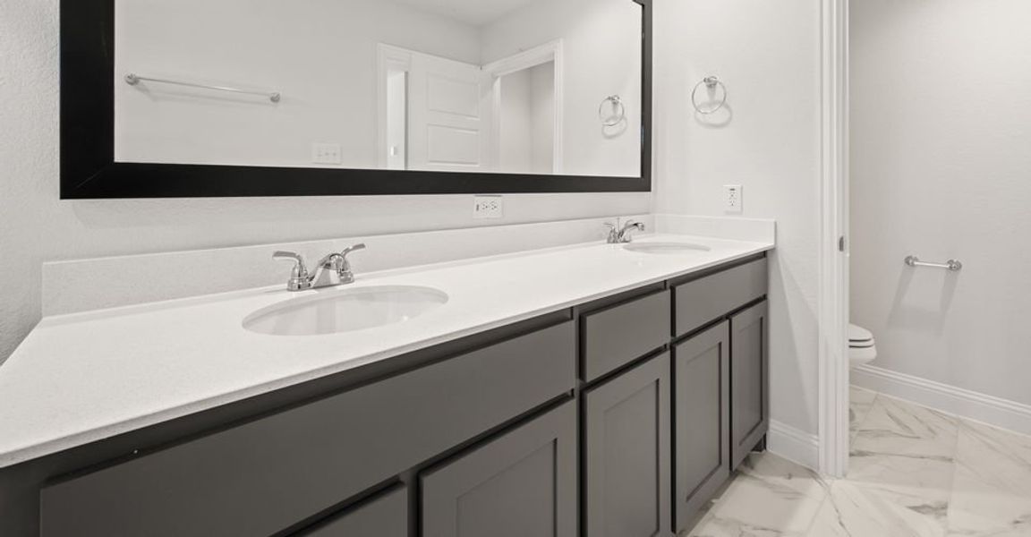 Representative exterior photo of a completed home built from the Meredith by Impression Homes in Main Street Village, Mansfield, TX (Image 17). Representative exterior photo of a completed home built from the Meredith by Impression Homes in Main Street Village, Mansfield, TX (Image 17).