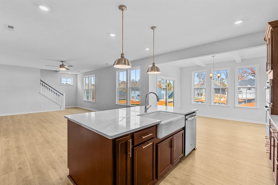 Furnished interior view inside a new home in Hanes Lake, Winston-Salem (Image 10).