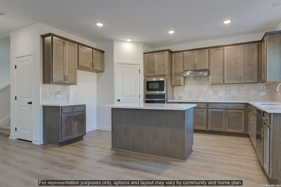 Furnished interior view inside a new home in Arcadia Ridge, San Antonio (Image 5).