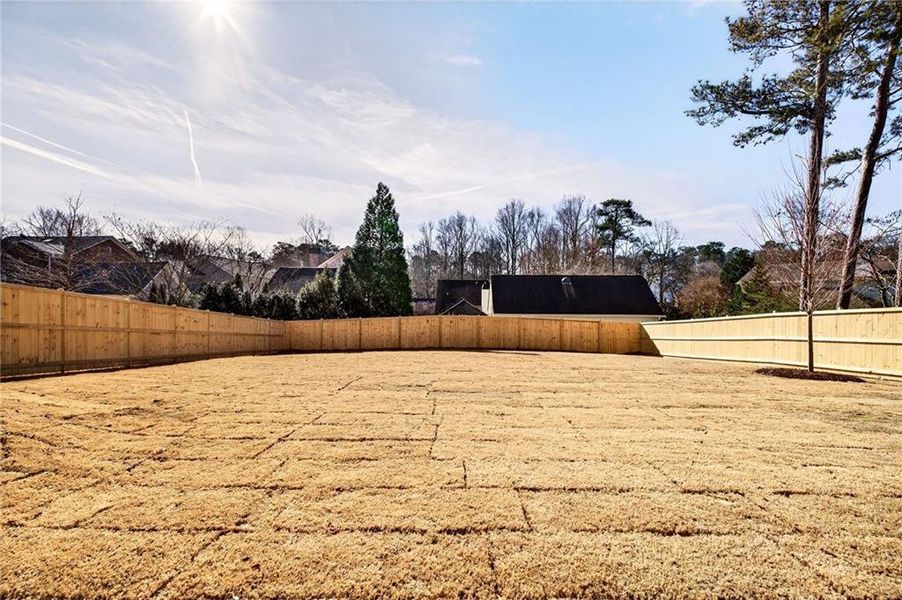 Exterior details and patio area of a home in , Roswell (Image 31).