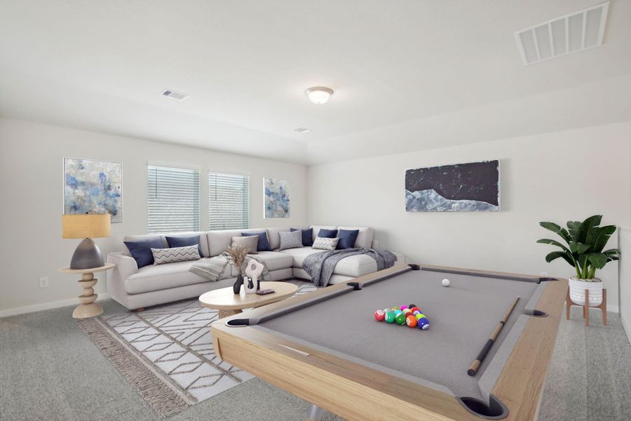 Photo is not of the actual home but is an inspirational photo of builder’s model home and may depict options, furnishings, and/or decorator features that are not included.