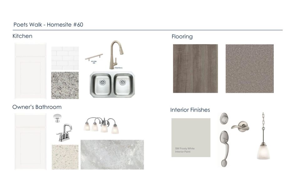 Sample of building materials used in homes in Poets Walk, Whitsett (Image 19).